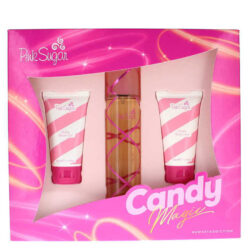 PINK SUGAR GLOWING PINK  3PC SET - EDT 50ML + BODY LOTION 50ML + SHOWER GEL 50ML