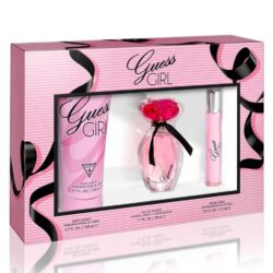 GUESS GIRL 3PC SET - EDT 100ML + BODY LOTION 200ML + TRAVEL SPRAY 15ML