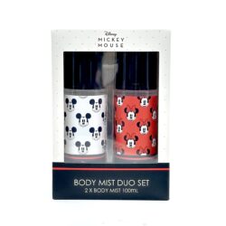 MICKEY AND MINNIE MOUSE BATH & BODY RANGE BODY MIST DUO SET 2 x BODY MIST 100mL