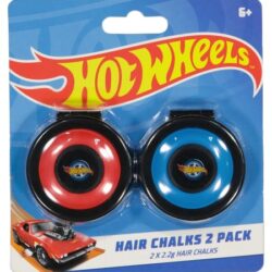 HOT WHEELS HAIR CHALK 2PK 2 X HAIR CHALK 2.2g