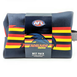 AFL TOILETRIES BAG GIFT SET ADELAIDE CROWS 150ML BODY WASH