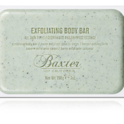 BAXTER OF CALIFORNIA EXFOLIATING BODY BAR CEDARWOOD & OAKMOSS 198G