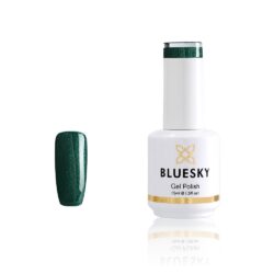 BLUESKY GEL POLISH DARK GREEN SPARKLE 15ML