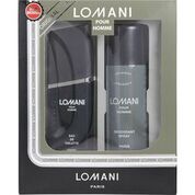 LOMANI POUR HOMME 2PC SET EDT SPRAY 100ML & DEODORANT SPRAY 200ML