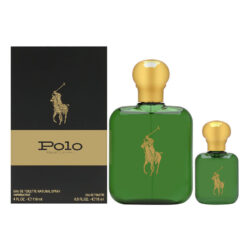 RALPH LAUREN POLO GREEN 2PC SET - EDT 118ML + TRAVEL SPRAY 15ML