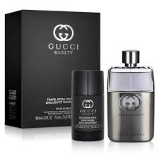 GUCCI GUILTY (M) 2PC SET - EDT 90ML + DEO STICK 75G