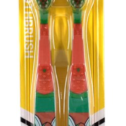 NRL MASCOT KIDS TOOTHBRUSH - RABBITOHS SOUTH SYDNEY 2 PACK