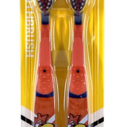 NRL MASCOT KIDS TOOTHBRUSH - ROOSTERS SYDNEY 2 PACK