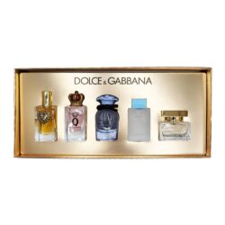 DOLCE & GABBANA 5PC MINI SET - LIGHT BLUE + THE ONE + Q + DEVOTION + DOLCE BLUE JASMIN