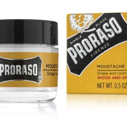 PRORASO MOUSTACHE WAX   WOOD & SPICE 15ML