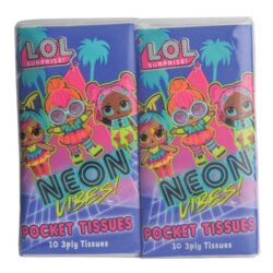 LOL SURPRISE POCKET TISSUES 4 PACK