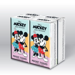 MICKEY MOUSE POCKET TISSUES 4 PACK