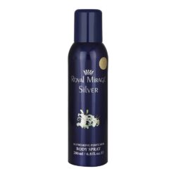ROYAL MIRAGE 200ML BODY SPRAY SILVER
