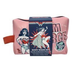 WONDER WOMAN BODY WASH SET 65g BATH FIZZER LOOFAH 150mL BODY WASH