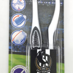 AFL TOOTHBRUSH COLLINGWOOD 2 PACK