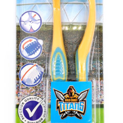 NRL - 2PK-GOLD COAST TITANS  TOOTHBRUSHES