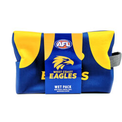 AFL TOILETRIES BAG GIFT SET WEST COAST EAGLES 150ML BODY WASH