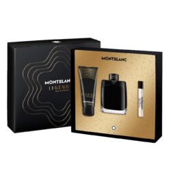 MONT BLANC LEGEND MEN 3PC GIFT SET - 100ML EDP + 100ML SHOWER GEL + 7.5ML EDP