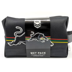 NRL TOILETRIES BAG GIFT SET PENRITH PANTHERS 150ML BODY WASH